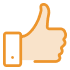 thumbs up icon illustration