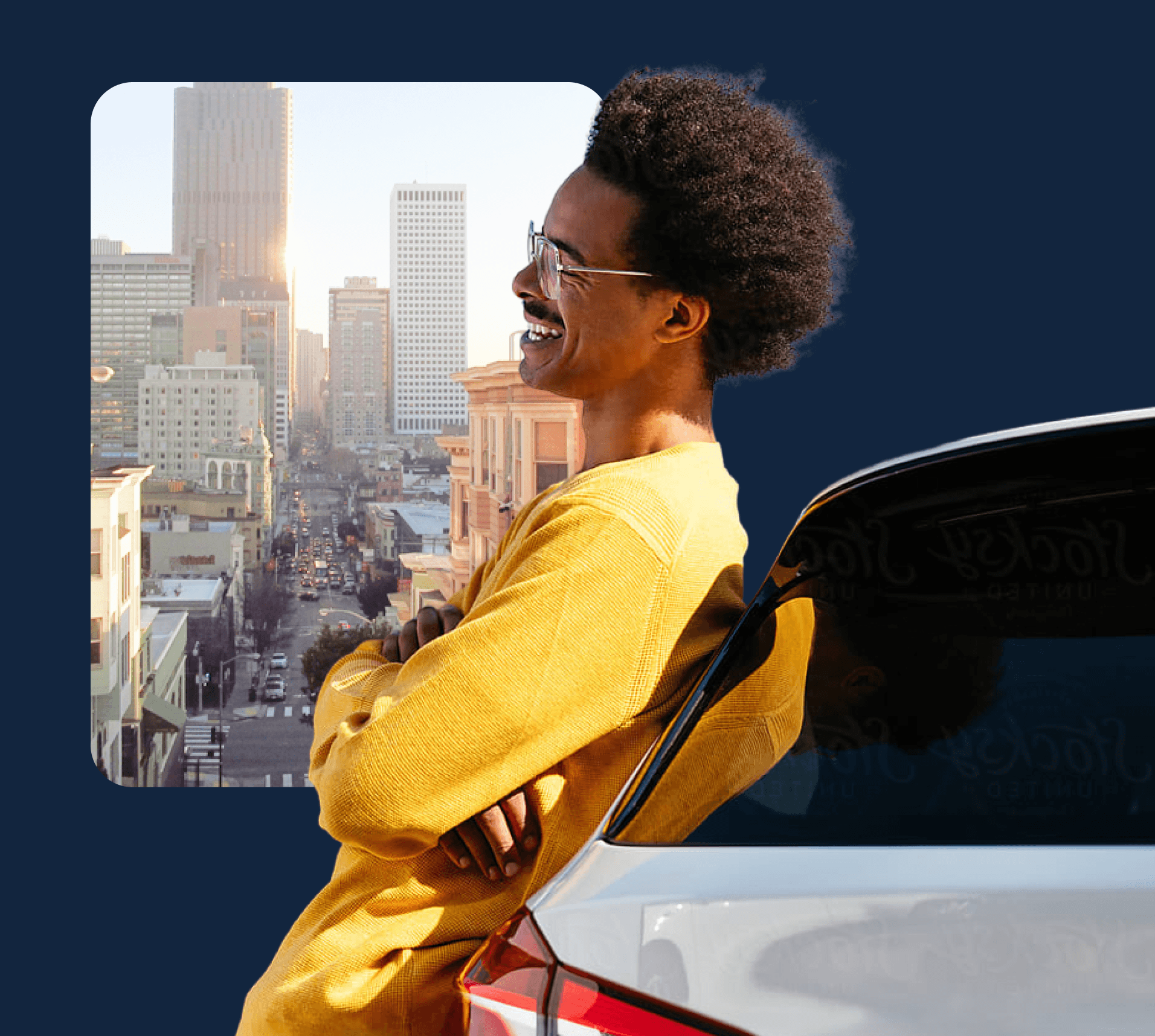 man with a car