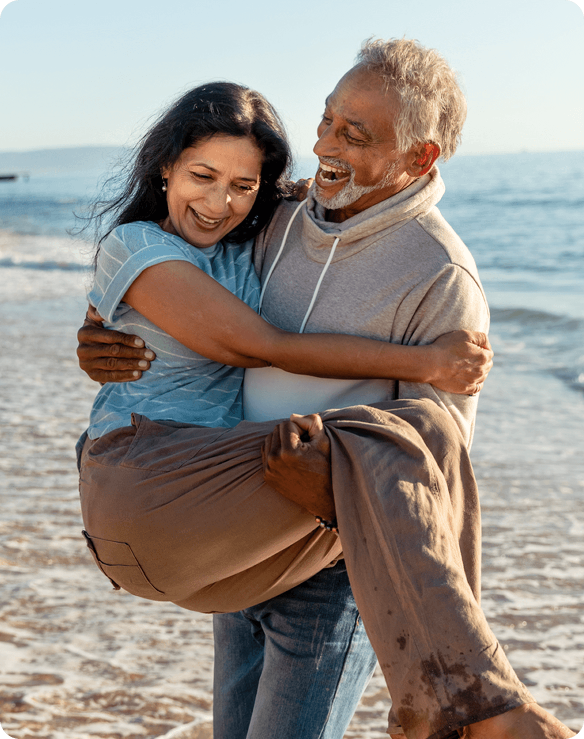 couple on the beach