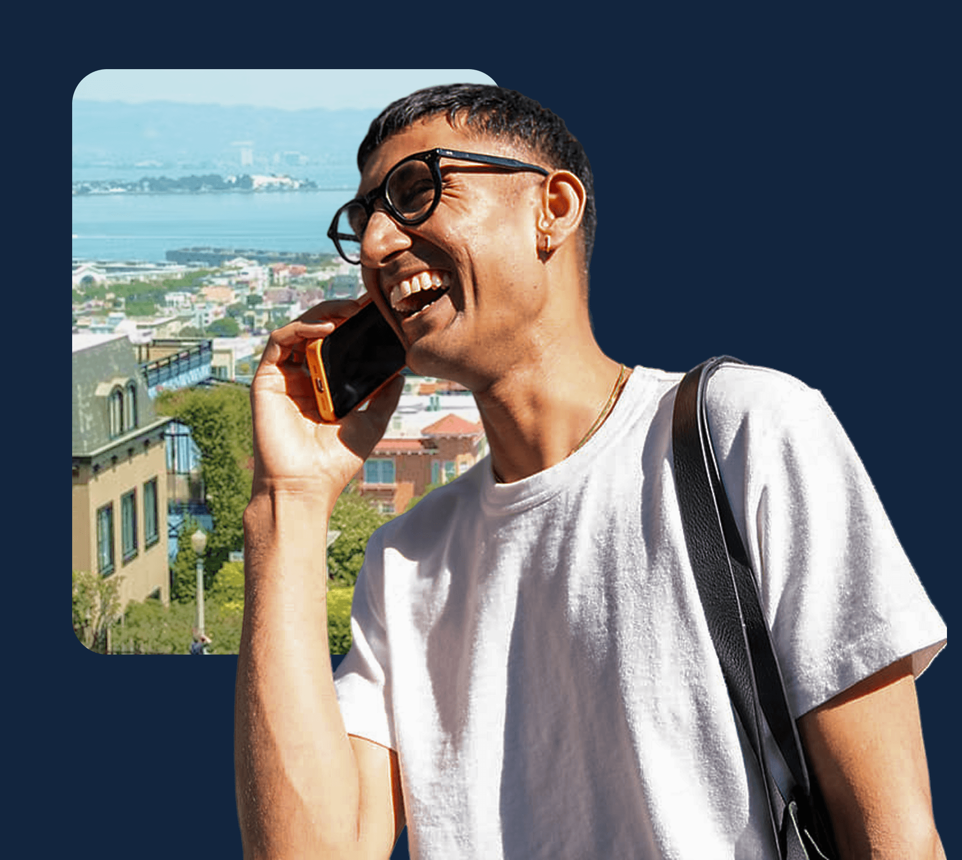 man on phone call